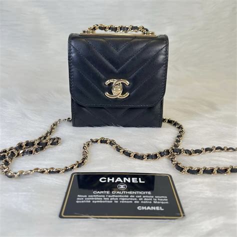 CHANEL A81633 Mini Lambskin Trendy CC Shoulder and 